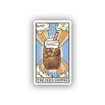 The Iced Coffee.  Sticker (Peel N' Stick)